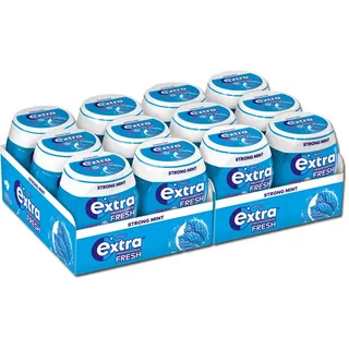 (42,52€/1kg) Wrigleys Extra Professional Fresh Strong Mint, Kaugummi, 12 Dosen