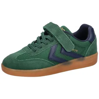 hummel VM78 CPH JR Kinder Sneaker Klettverschluss grün/blau 230241-6195, Schuhgröße:37 EU