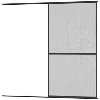 Insektenschutz-Alu-Schiebetür Comfort 120 x 240 cm anthrazit