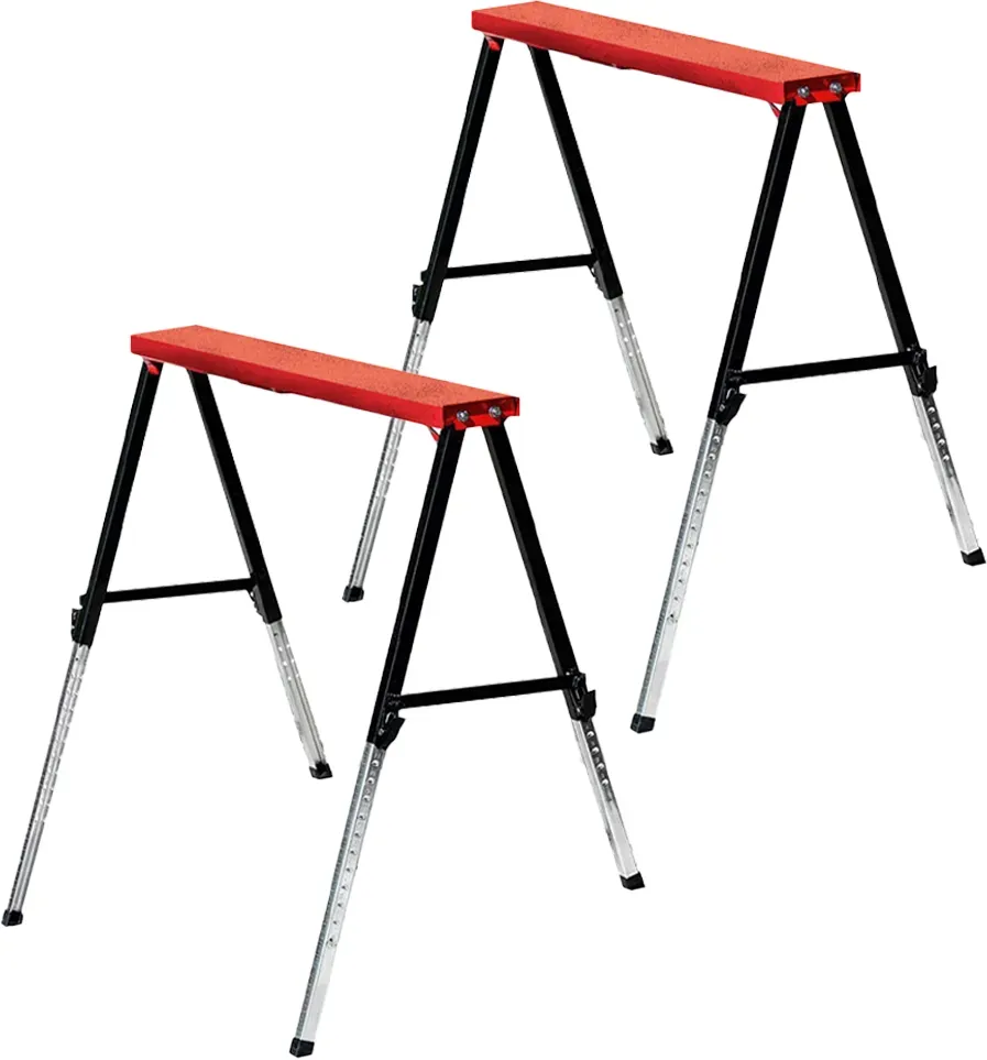 Arbeitsbock höhenverstellbar,  2er-Set,  je Bock 150 kg Traglast