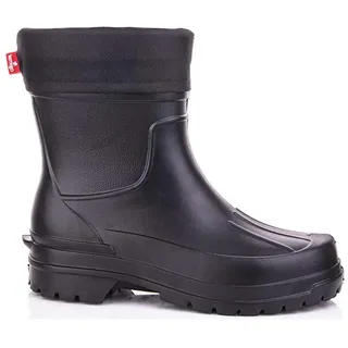 Lemigo leichte Kurze Eva Gummistiefel gefüttert Denver 765 (47, schwarz)