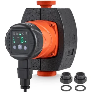 Vevor Warmwasser-umwälzpumpe, Energieeffizient, hocheffiziente Umwälzpumpe, automatische Wasserumwälzpumpe, 1-1/2 Zoll NPT-Gewinde,