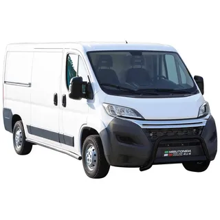 OMAC Frontstoßstange Frontschutzbügel für Citroen Jumper 2014-2023 Schwarz ø63 mm, 1-St., Rostfrei,Wasserfest,Langlebig,Haltbar schwarz