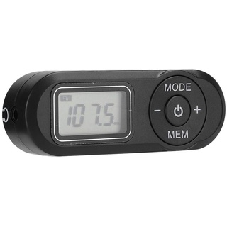 FM-Radio, Tragbarer 1,1-Zoll-LCD-Digitalmusik-FM-Radio-Taschenplayer mit Abschaltfunktion DAB-Radios Schwarzes Kopfhörerradio DAB-Speicherfunktion
