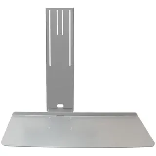 MonLines MTB001S Tastaturhalterung zur Monitor Befestigung Silber