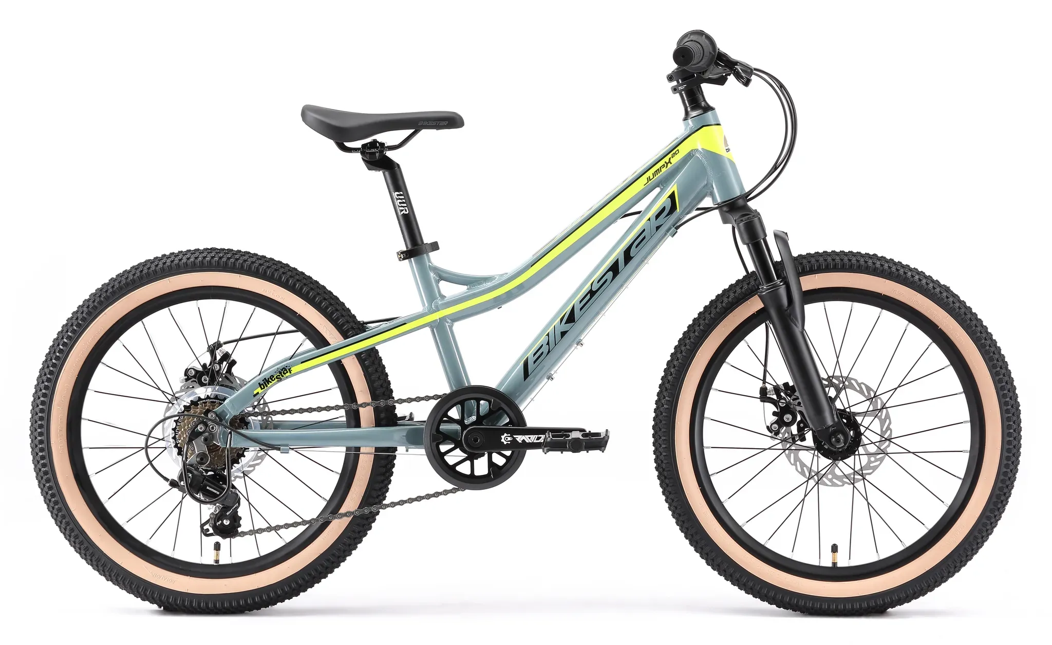Jugendfahrrad BIKESTAR Gr. 28, grün, Fahrräder, Kinder, 28cm, 20 Zoll (50,80cm)