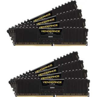 256GB (8x32GB) DDR4 2666MHz C16 - Schwarz