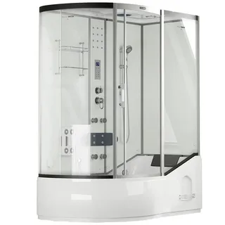 Home Deluxe Allin 4 in 1 Dampfdusche 90 x 170 cm links