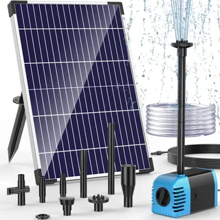 poposoap 12W Solar Springbrunnen 600 L/h