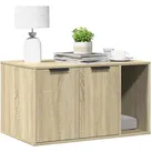Katzenklo Sonoma Eiche 80x50x45 cm Holzwerkstoff