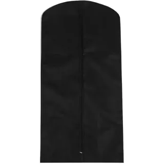 cyclingcolors Kleidersack Kleiderhüllen aus Stoff mit Reißverschluss, 65x160 cm schwarz