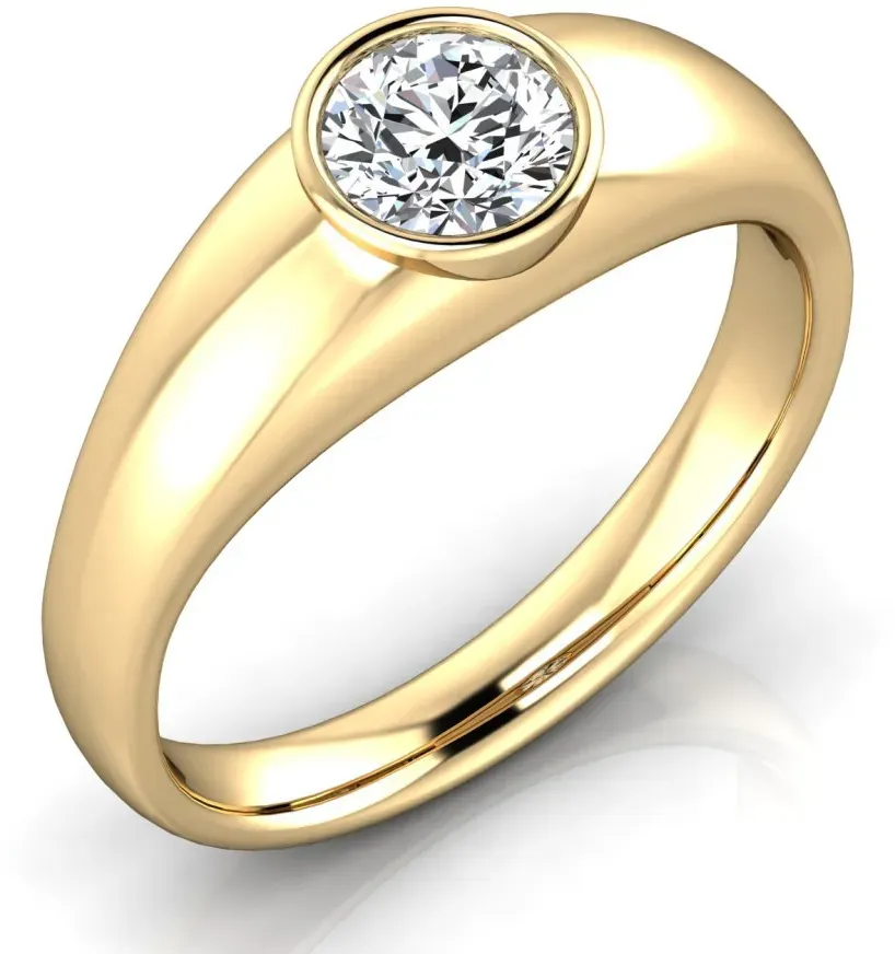 Verlobungsring VR37 585er Gelbgold - 9584