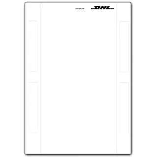 Selbstklebende Paketscheine Adressaufkleber Online Frankierung Aufkleber DHL Versandetiketten Label Etiketten A5 Neu (100)