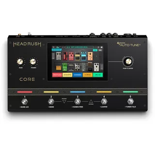 HeadRush Core - Gitarre und Vocal Multi Core Effekt Amp Modelling Prozessor mit Cloning, Looper, Antares Auto-Tune, WLAN, Touchscreen und Bluetooth