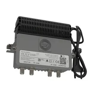 WISI VX12V2220 Hausanschlussverstärker 22 dB, ortsgespeist 76838 VX 12 V 2220