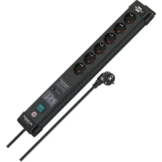 6-fach 3 m schwarz