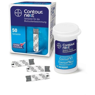 50x Bayer CONTOUR® NEXT Sensoren, Blutzuckerteststreifen Blutzucker Teststreifen