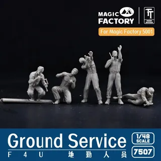 Magic Factory 1/48 Ground Service Crew Set