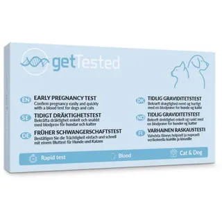 gettested Schwangerschaftstest für Hunde & Katzen – Bluttest zur frühen Trächtigkeit 1 St Test