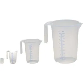 Hünersdorff Messkannenset PP transp.Griff offen