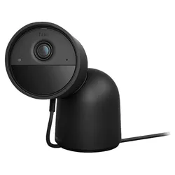 PHILIPS Hue Secure Kabelgebundene Kamera mit Standfuß, Schwarz, Überwachungskamera