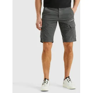 PME Legend Cargoshorts PME LEGEND "NORDROP CARGO SHORTS STRETCH TWILL", Herren, Gr. 33, N-Gr, turbulence, Twill, Obermaterial: 98% Baumwolle, 2% Elasthan, unifarben, casual, regular fit kniefrei, Hosen, Sommerhose