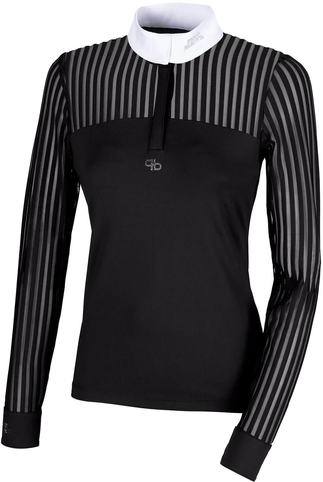Pikeur Damen Turniershirt Bluse Langarm Black Selection FS 2024, Größe: 42