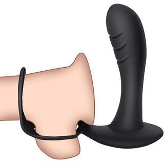 TYDAY Analvibratoren groß Prostata Vibrator 10 Vibrationsmodi Sexspielzeug Stimulator Analplug mit stoss Penisring Fernbedienung Analstimulation Dildo für Männer Frauen.