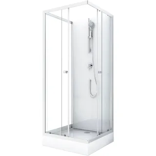 Marwell Komplettdusche White Dream 80 x 80 cm