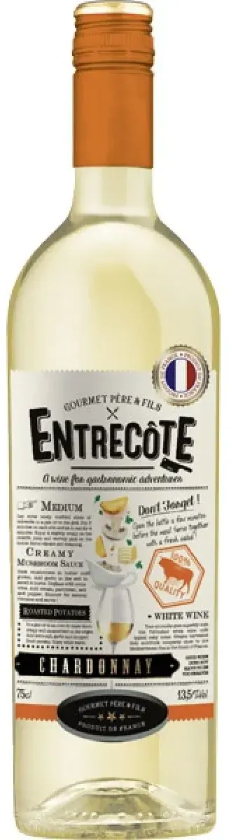 Entrecôte Chardonnay Weißwein trocken 0,75 l | 2024