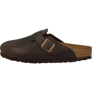 Birkenstock Boston Nubukleder geölt schmal habana 47