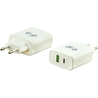 E+P Elektrik E+P USB-Schnell-Ladegerät AC212 ws