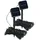 22 m 2er-Set Schwarz