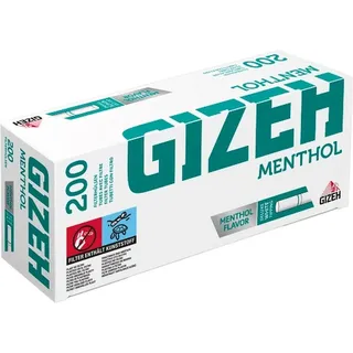 Gizeh 2000 (10x200) GIZEH Menthol (Hülsen, Filterhülsen, Zigarettenhülsen)