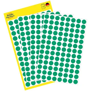 Avery Zweckform Klebepunkte 3012 grün Ø 8,0 mm, 416 St.