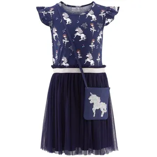 happy girls Sommerkleid Mädchenkleid blau 122 EU