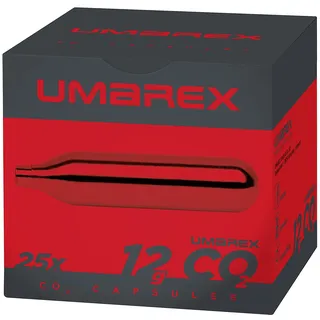 Umarex Co2 Kapsel für Luftdruckgewehr, Set 25 x 12 g, Zubehör für Luftgewehre