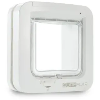 Sureflap Mikrochip Cat door Haustierklappe weiß