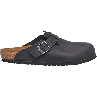 Birkenstock Boston Nubukleder geölt schwarz 46