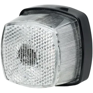 Hella Positionsleuchte - Begrenzungsleuchte - Anhänger - Wohnwagen - Halogen - 12V - Anbau/Schraubanschluss - Lichtscheibenfarbe: glasklar - vorne - Menge: 1