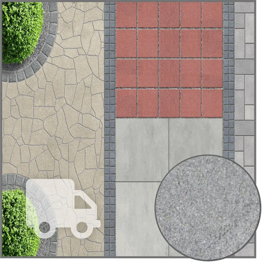 Terralith 2K Pflasterfugenmörtel LKW 26,5 kg -granit grau-