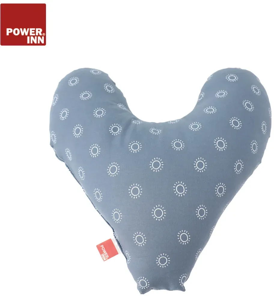 POWER INN® Brustkissen Hope | Blau mit Weiß | Stützkissen