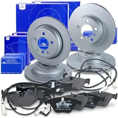 Ate Bremsscheiben +Bremsbeläge +VWK vorne+hinten [Hersteller-Nr. 40637451] für BMW