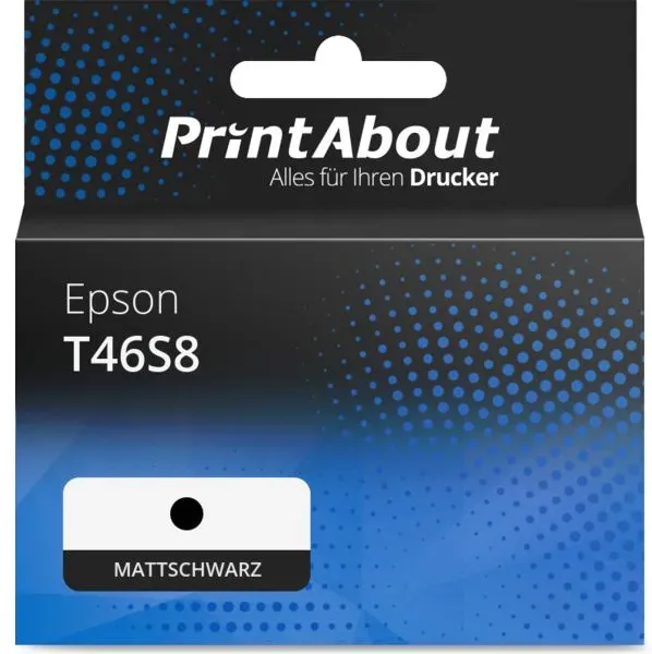 Druckerpatrone kompatibel mit Epson T46S8 - Mattschwarz