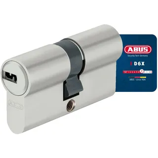 ABUS Profilzylinder D6XNP 30/45 mit 5 Schlüsseln und Code-Karte - Türschloss für Sicherheit an Haustür und Wohnungstür - Doppelzylinder mit Not- und Gefahrenfunktion