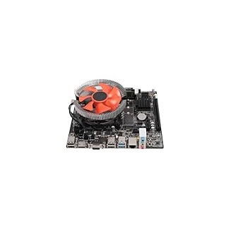 Tosuny B75 Motherboard CPU Set mit Lüfter, I5 3470, DDR3 Dual Channel, LGA 1155, PCI E M.2 NVME/NGFF, SATA, USB 2.0/3.0, RJ45, VGA und HDMI, 3 Phasen