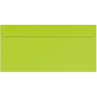 Livepac Office 100 farbige Briefumschläge / Din lang / Farbe: hellgrün