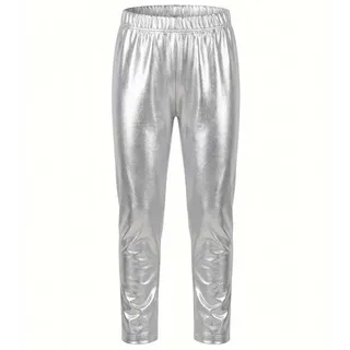 buttinette Leggings Silber 152