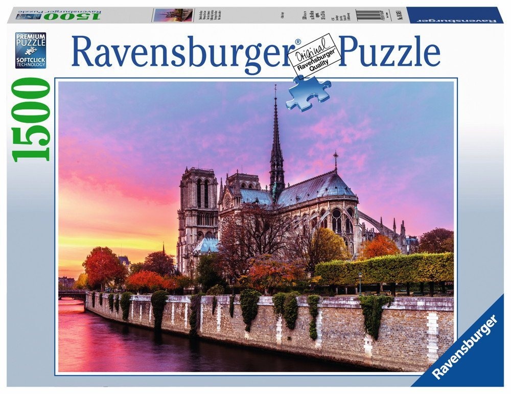 Ravensburger Puzzle Malerisches Notre Dame 16345, 1500 Puzzleteile