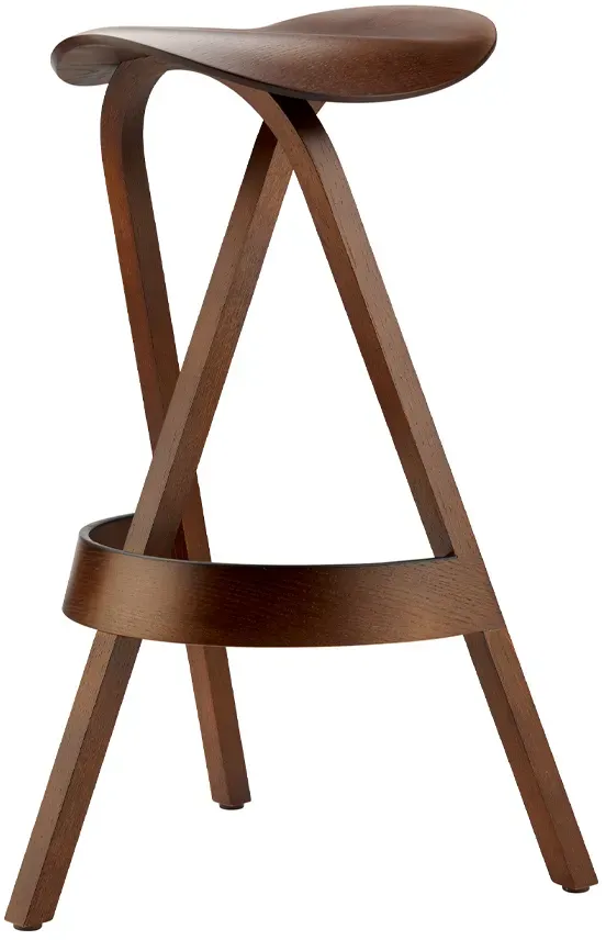 THONET 404 H Holzbarhocker | Nussbaum
